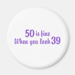 50e verjaardag magneet