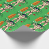 50e Verjaardag 💪🤣 Mannen Grappige Bodybuilder Sp Cadeaupapier (Hoek)