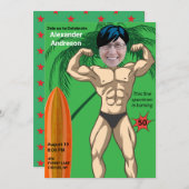 50e Verjaardag 💪🤣 Mannen Grappige Bodybuilder Sp Kaart (Voorkant / Achterkant)