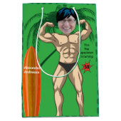 50e Verjaardag 💪🤣 Mannen Grappige Bodybuilder Sp Medium Cadeauzakje (Voorkant)