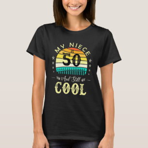 50e verjaardag mijn nichtje is 50 en nog steeds ko t-shirt