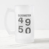 50e verjaardag Mok Oldometer Beer (Links)