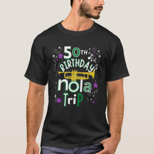 50e verjaardag New Orleans Louisiana Trip T-shirt