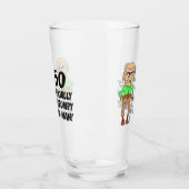 50e verjaardag Officieel nobel oud Man Glas (Links)