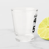 50e verjaardag Oldometer Shot Glass Glas (Links)