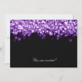 50e verjaardag Paarse lam Kaart (Achterkant)