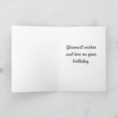 50e verjaardag Pap Retro Hipster Typografie Legend Kaart (Binnen)