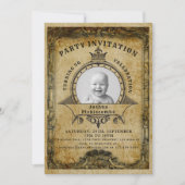 50e verjaardag  Retro Fotoverrassingsfeest Kaart (Voorkant)