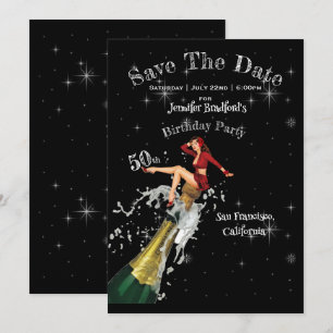 50e verjaardag - Save the date Kaart