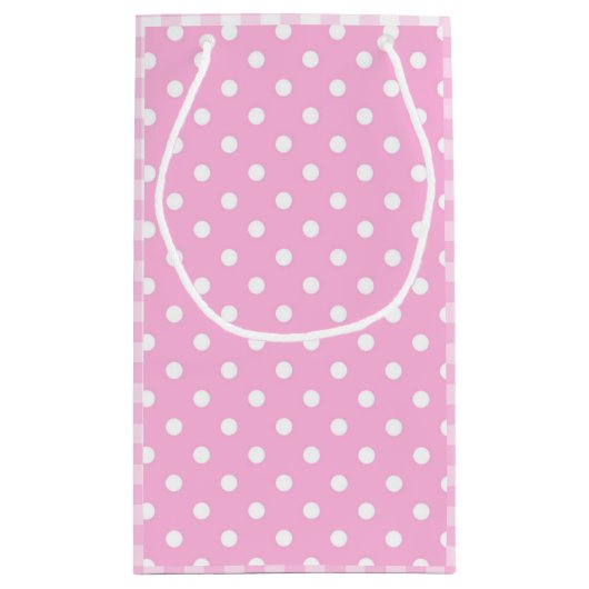 50e verjaardag Staartmeisje met roze ballon Klein Cadeauzakje (Achterkant)