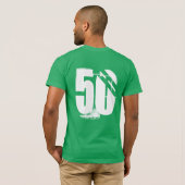 50e verjaardag T-shirt (Achterkant volledig)