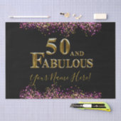 50e verjaardag tissuepapier (Craft)