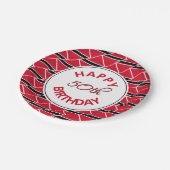 50e verjaardag TRINIDAD FLAG Custom Papieren Bordje (Gekanteld)