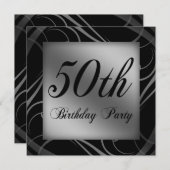 50e verjaardag Uitnodiging (Voorkant / Achterkant)