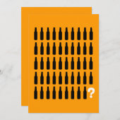 50e verjaardag uitnodiging - Proost! (Voorkant / Achterkant)