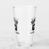 50e verjaardag van Beer Pint Glass Glas (Rechts)