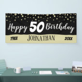 50e verjaardag van de tekst van de Partij van de M Spandoek (Beurs)