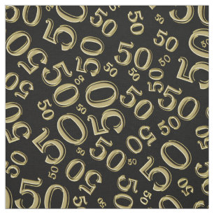50e verjaardag van het Koel Aantal Pattern Gold en Stof