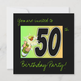 50e verjaardag van uitnodigingen