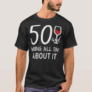 50e verjaardag van vrouwen cadeautjes t-shirt