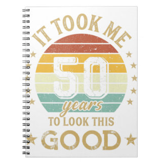 50e verjaardag Vintage het kostte me 50 jaar om te Notitieboek
