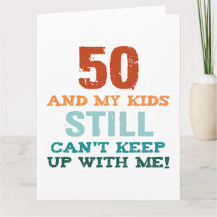 50e verjaardag voor ouders kaart