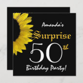 50e verjaardag Zonnebloem G301 Kaart (Voorkant / Achterkant)