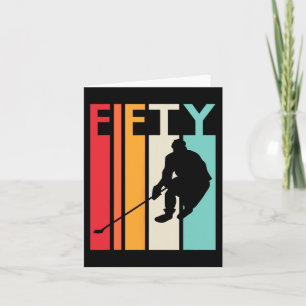 50e verjaardagscadeau  hockey 50 jaar oud Bir Kaart