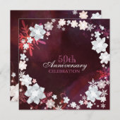 50e winterweddenschap Jubileum Kaart (Voorkant / Achterkant)