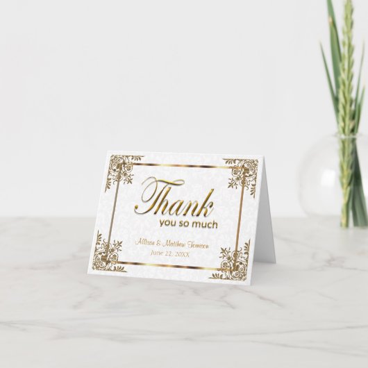 50ème anniversaire de Mariage d'or - Merci (Devant)