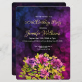 50ème anniversaire invitation thym (Devant / Derrière)