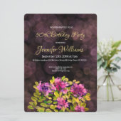 50ème anniversaire invitation thym (Debout devant)