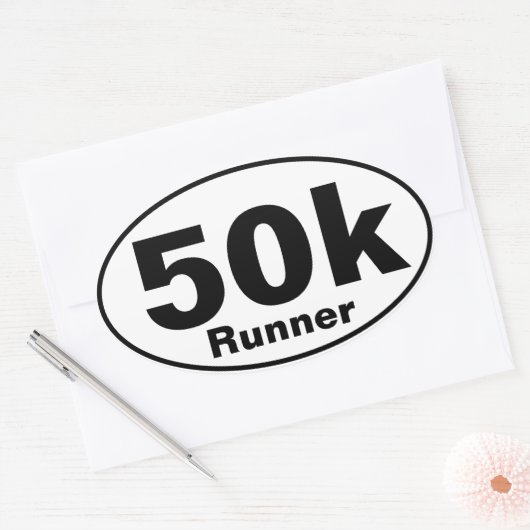 50K Runner Ovale Sticker (Envelop)