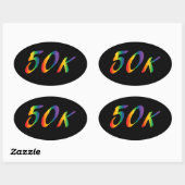 50K Ultra Marathon Ovale Sticker (Vel)