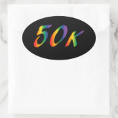 50K Ultra Marathon Ovale Sticker (Tas)