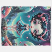 50's Alien Fantasty Fleece Deken (Voorkant (Horizontaal))