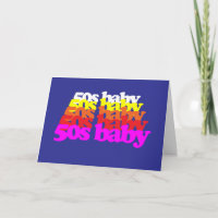 50s Baby Geboren in de jaren 50 Verjaardag