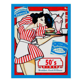 50s Diner Perfect Poster