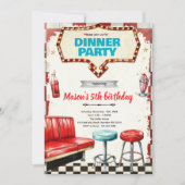 50s dinner party invitation (Devant)