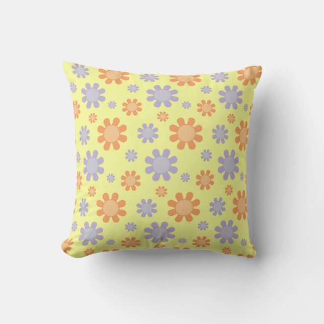 50's Flowers Pillow Kussen (Voorkant)