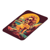 50s geïnspireerde retro magneet (Linkerzijde)