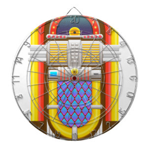 50s ouderwetse jukebox dartbord