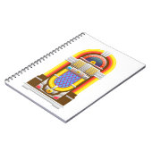 50s ouderwetse jukebox notitieboek (Linkerzijde)