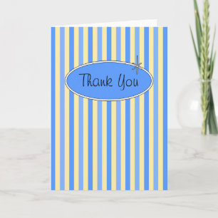 50's Retro Bosbessen & Crème Bedankt Card
