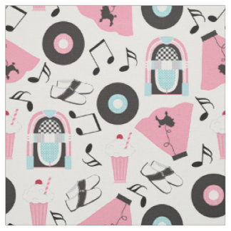 50s Sock Hop Fabric herstellen Stof