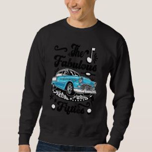 50s Sock Hop Kostuum Retro Auto Greaser 1950s Rock Trui
