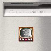 50s Televisie Sjabloon Magneet (Insitu (Vaatwasser))