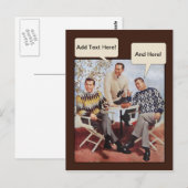 50's trui jongens briefkaart (Voorkant / Achterkant)