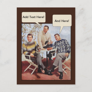 50's trui jongens briefkaart