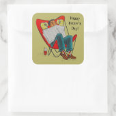 50s Vaderdag Sticker (Tas)